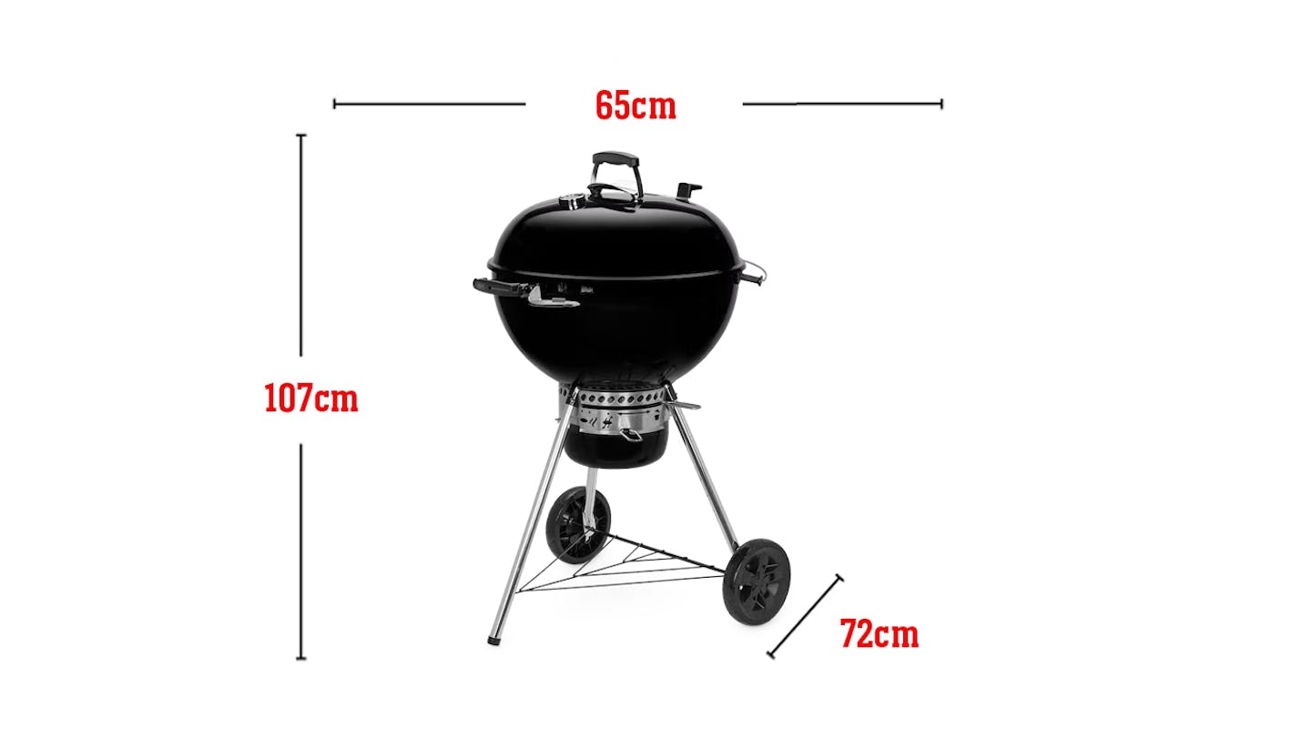 Master-Touch GBS C-5750-houtskoolbarbecue van 57 cm