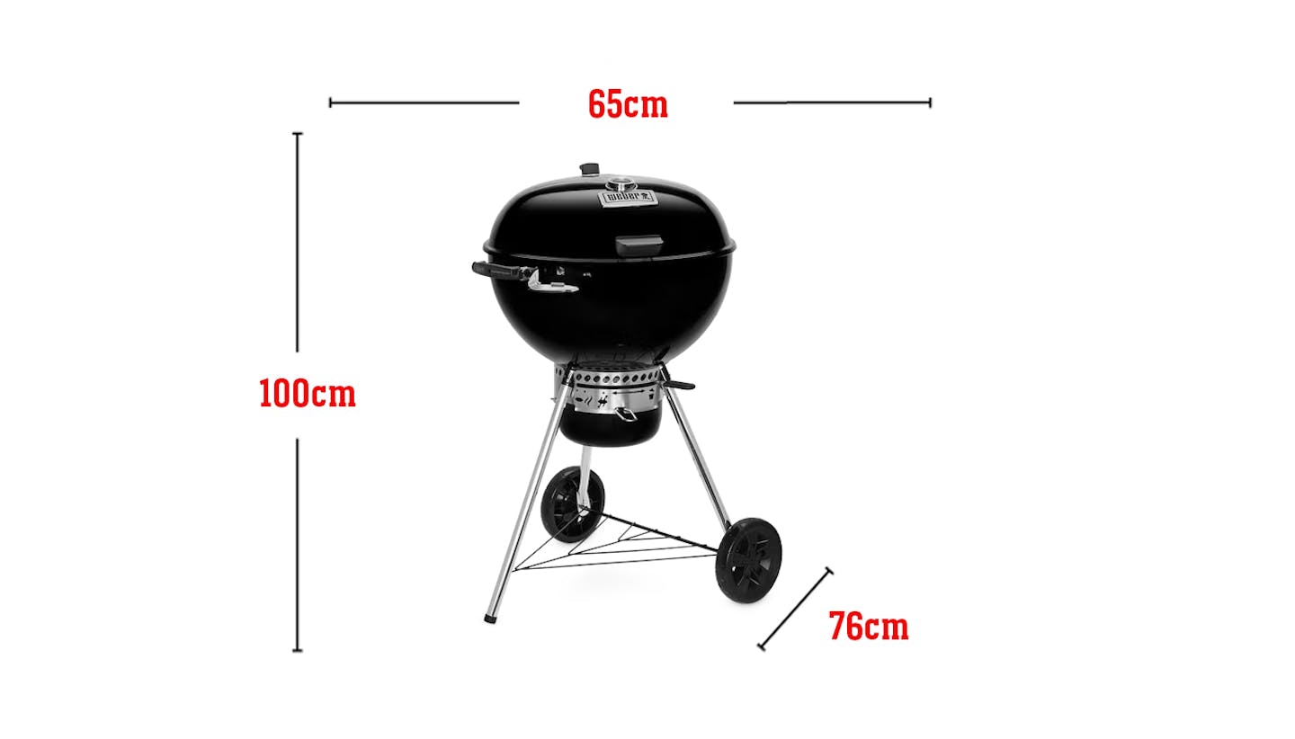 Master-Touch GBS Premium E-5775-houtskoolbarbecue van 57 cm