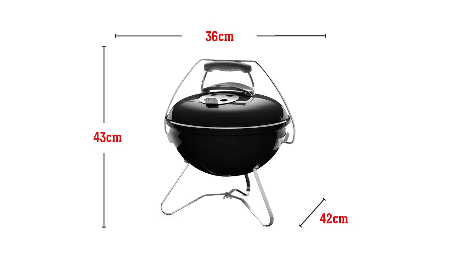 Geschikt voor 6 hamburgers gemeten met een Weber hamburgerpers, totaal grilloppervlak 948 cm2