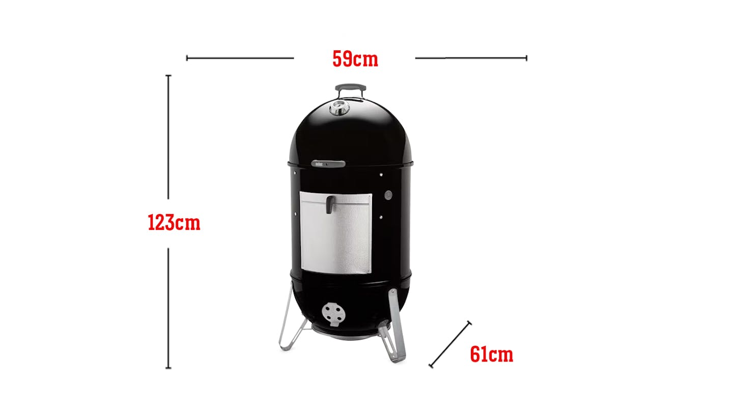 Capacidad para 6 costillares, área de cocción total de 4684 cm², funda incluida