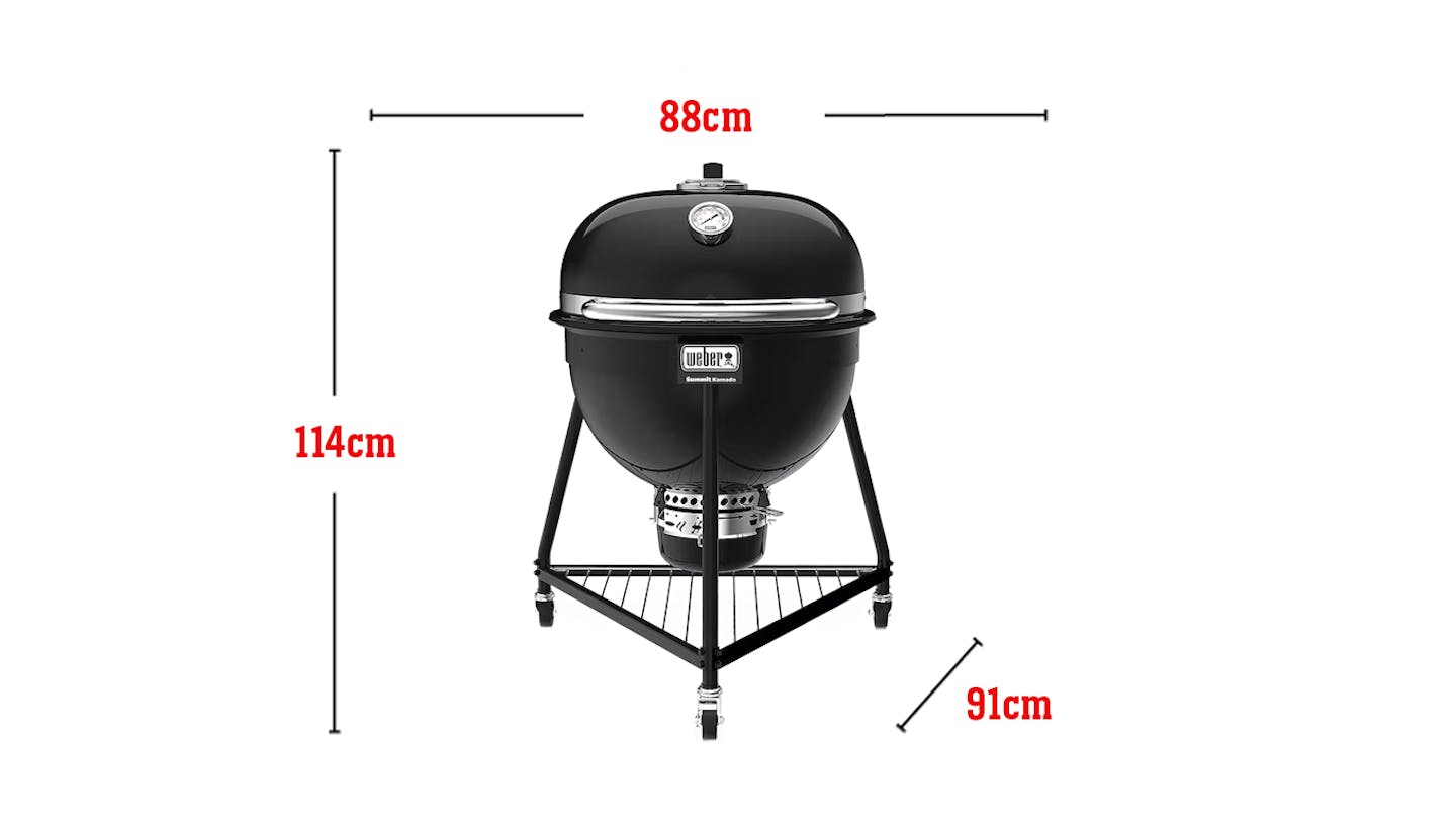 Summit® Kamado E6 -brikettigrilli