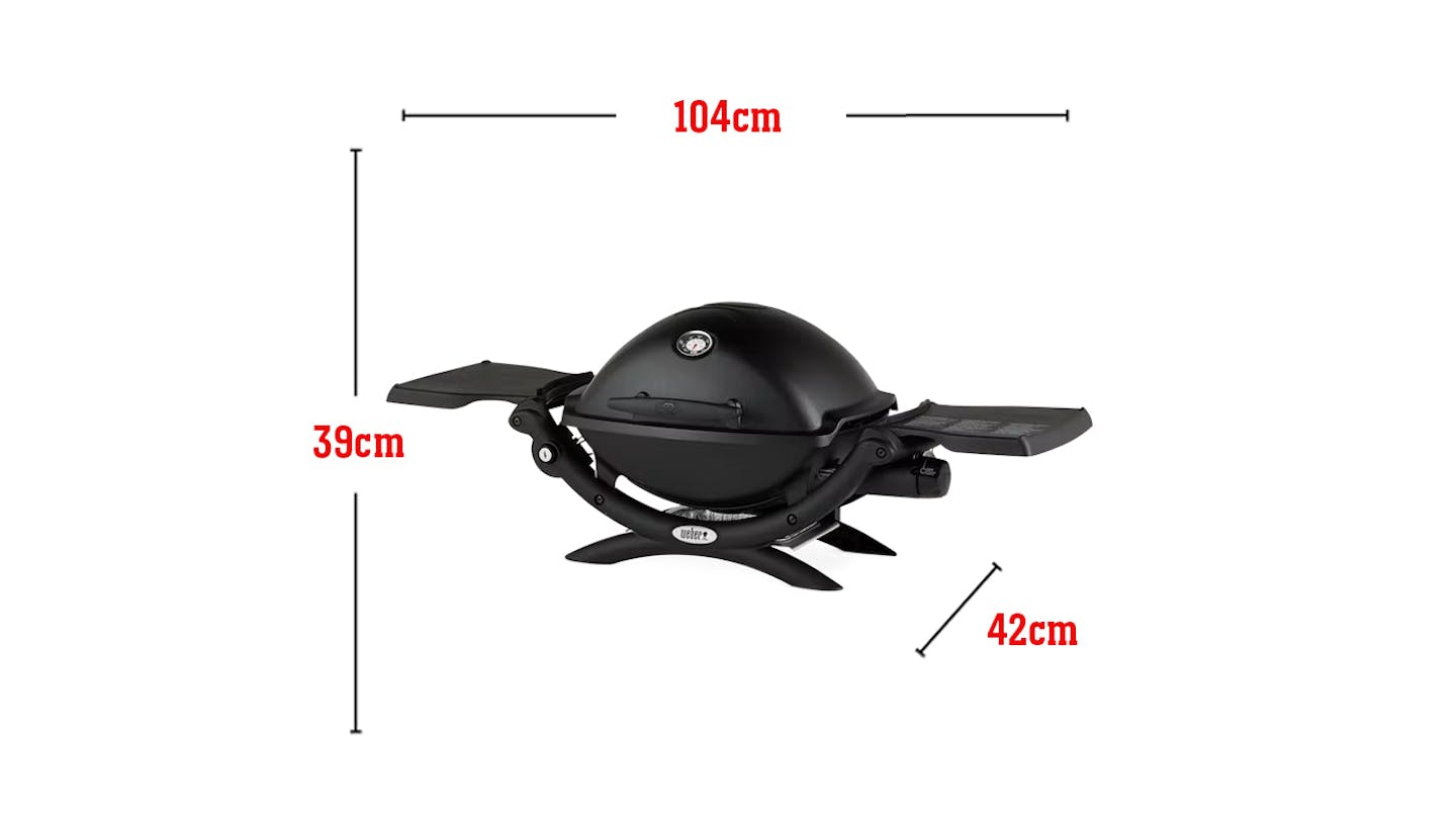 Sopii 6 hampurilaiselle, jotka on mitattu Weber-hampurilaispihvipuristimella, kokonaisgrillausalue 1219 cm2, 8 500 BTU/h polttimet