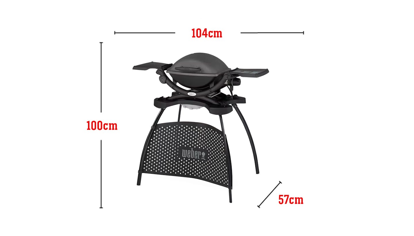 Vhodný na 6 hamburgerů odměřených Weber lisem na hamburgery, celková grilovací plocha 1 219 cm2, 120 voltů