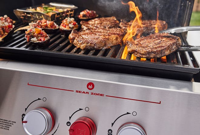 Weber Genesis Gas Grill Sear Zone