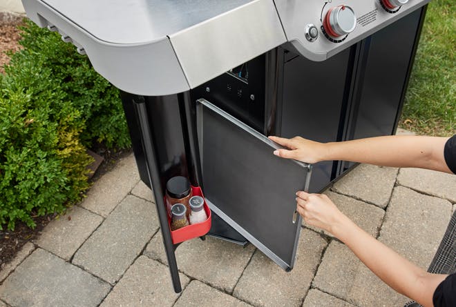 Genesis Gas Grill extra storage