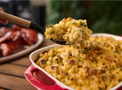Grilled Poblano Mac & Cheese 