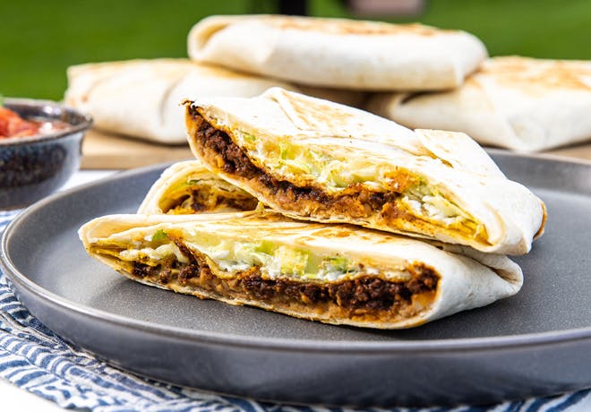 Homemade Crunchwrap Supreme