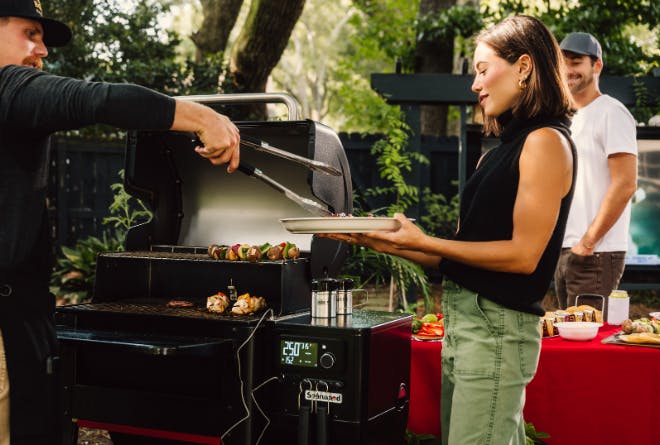 Weber Searwood® Pellet Grills for tailgating & game day