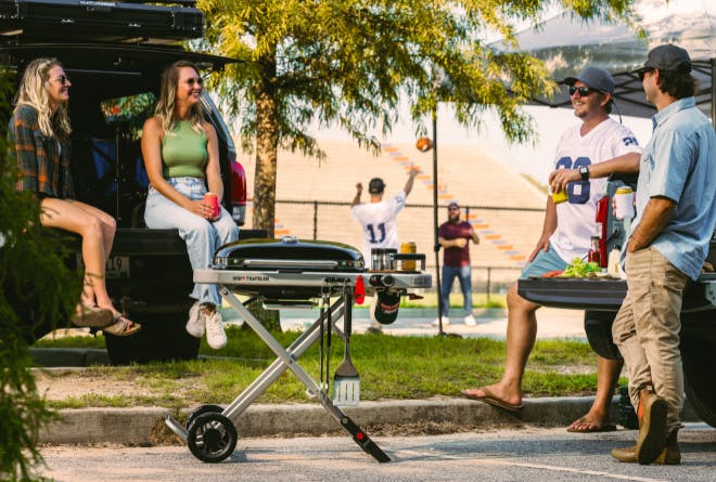 Weber Traveler® Portable Grill for tailgating