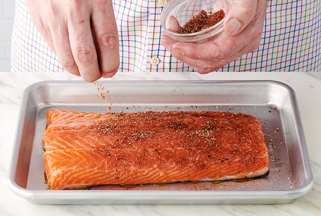 Seasoning Salmon