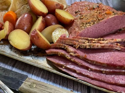 Corned Beef and Cabbage on the Grill