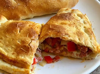 Sausage and Pepper Calzones