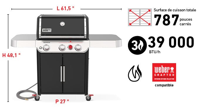 GENESIS E-325s Gas Grill (Natural Gas)