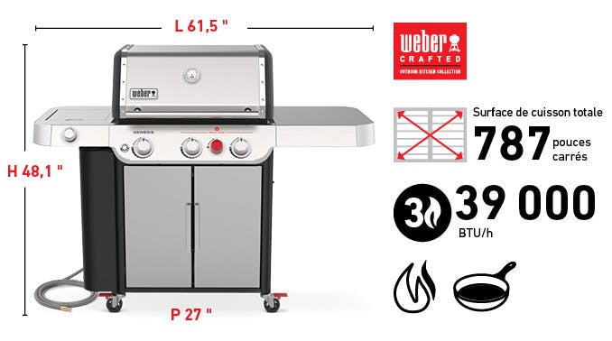 GENESIS S-335 Gas Grill (Natural Gas)
