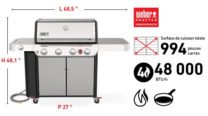 GENESIS S-435 Gas Grill (Natural Gas)