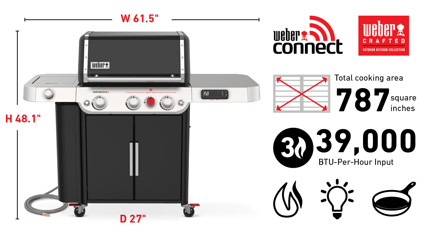 GENESIS EPX-335 Smart Gas Grill (Natural Gas) | Genesis Series