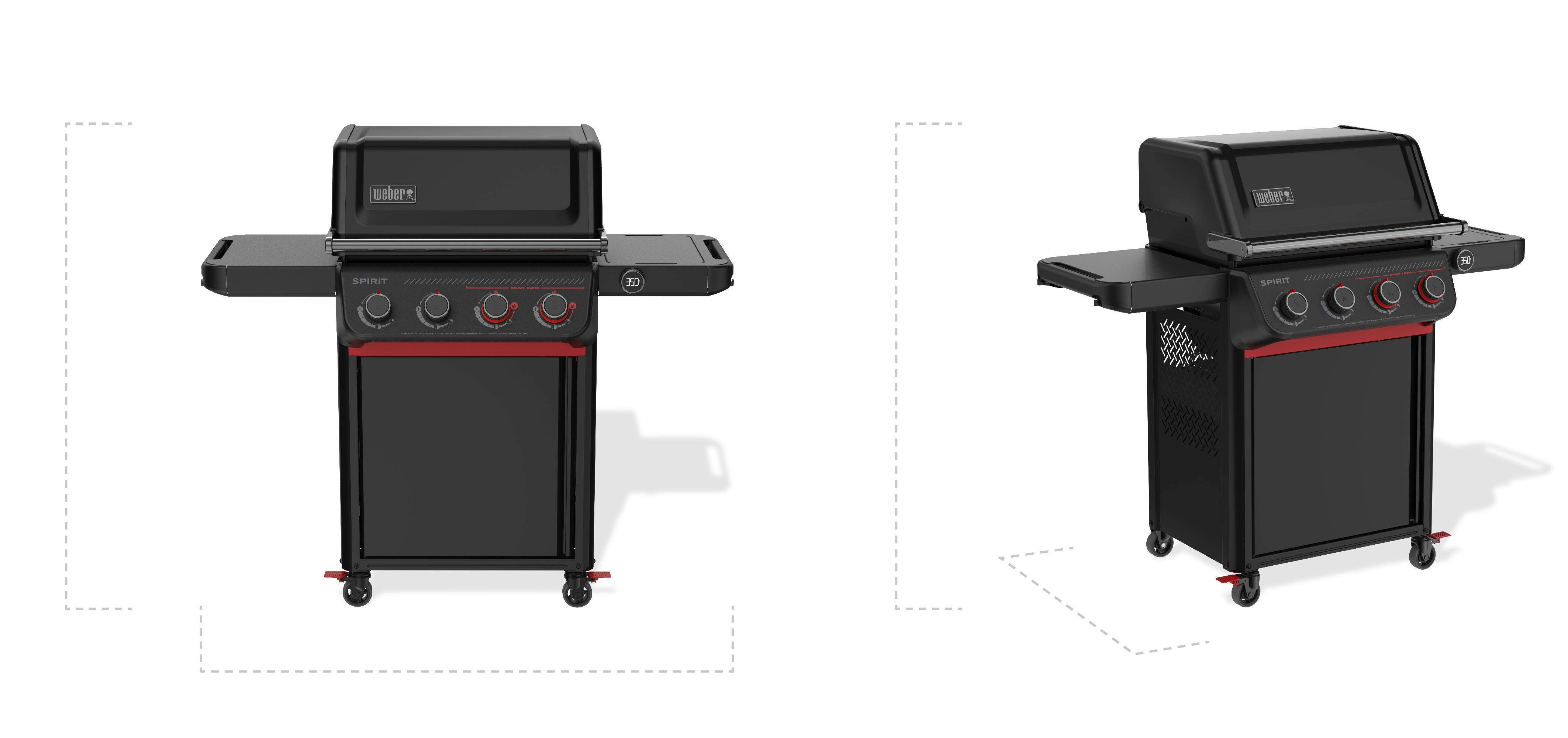 Specifications for the Spirit EP-425 LP grill