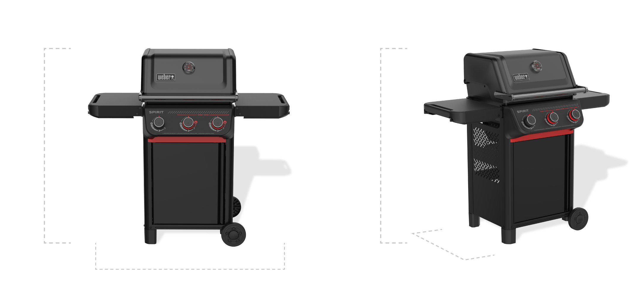 Specifications for the Spirit E-325 LP grill