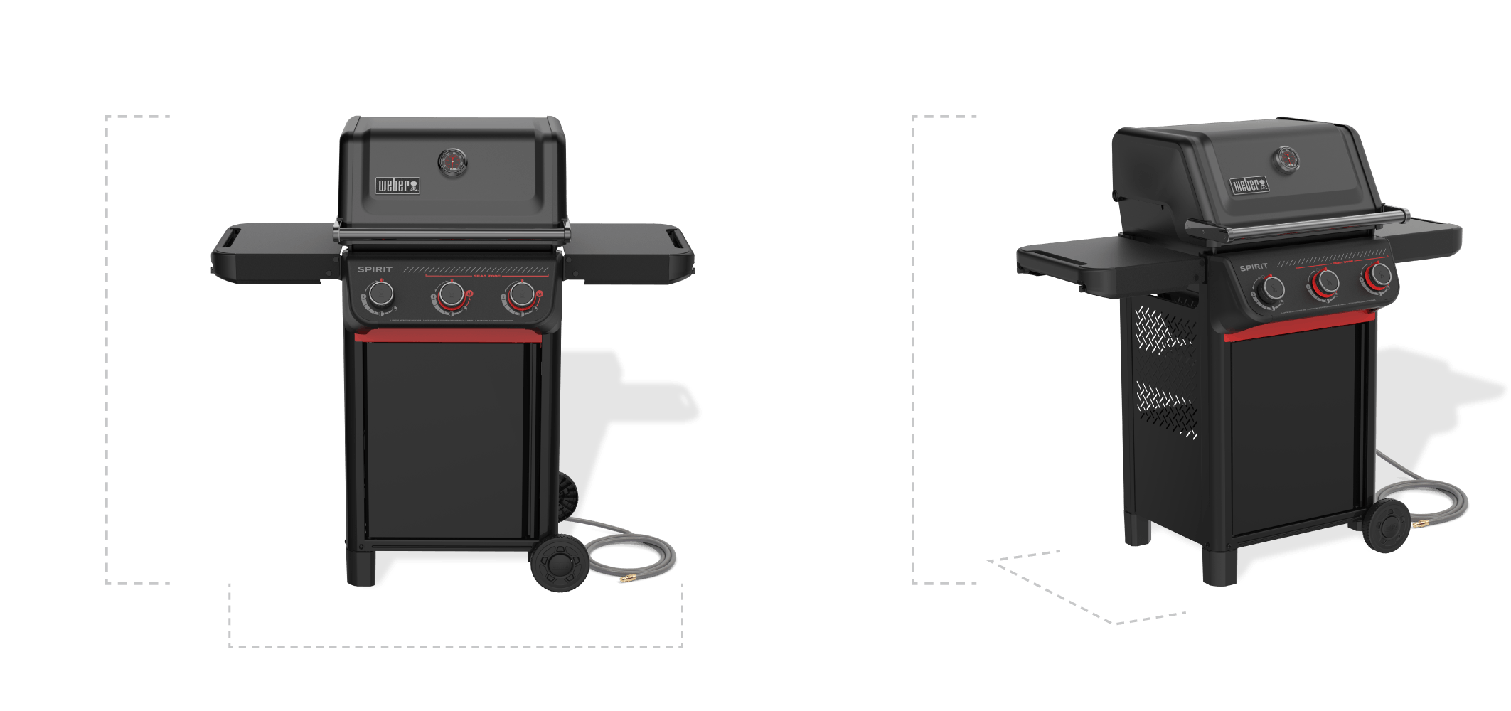 Specifications for the Spirit E-325 LP grill