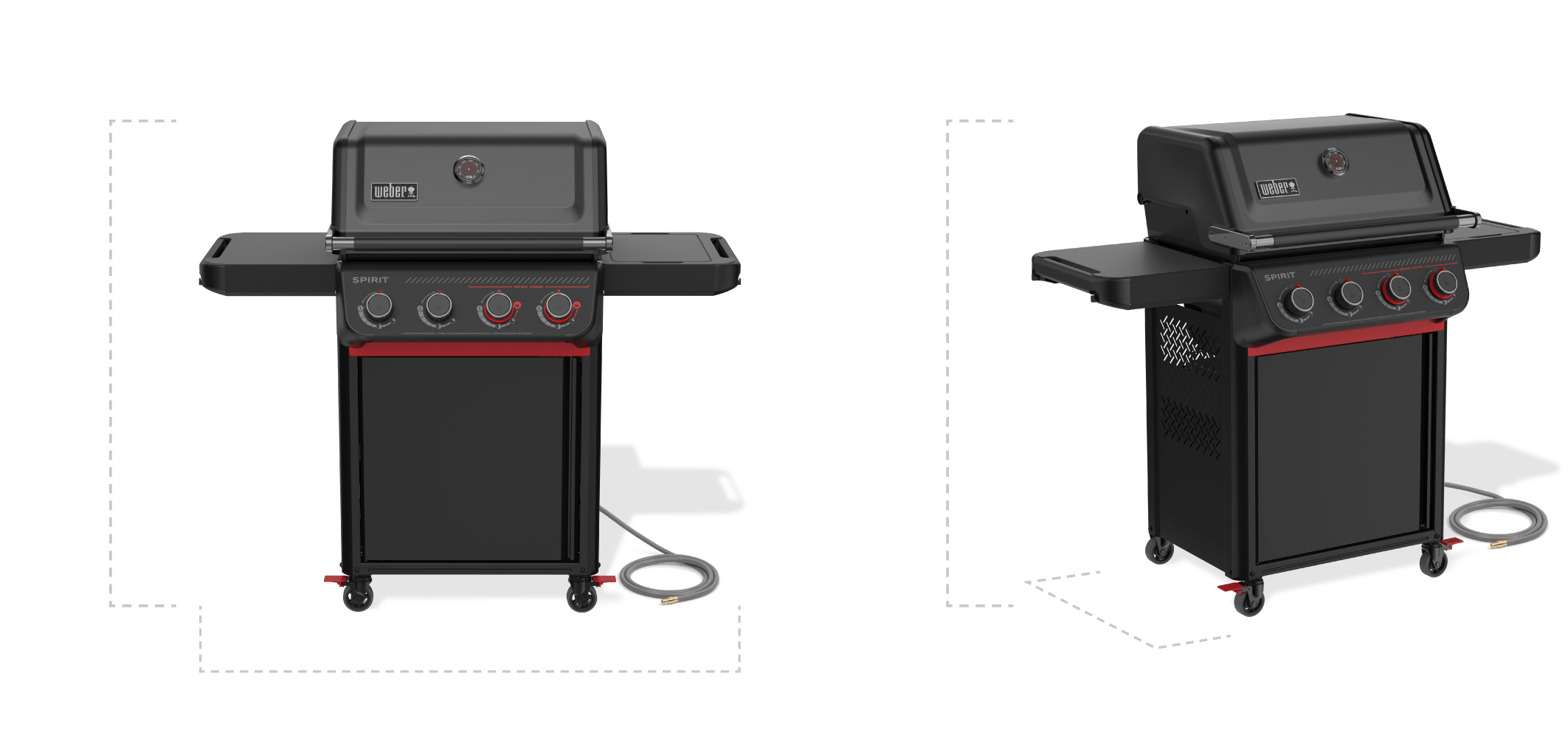 Specifications for the Spirit E-425C LP grill