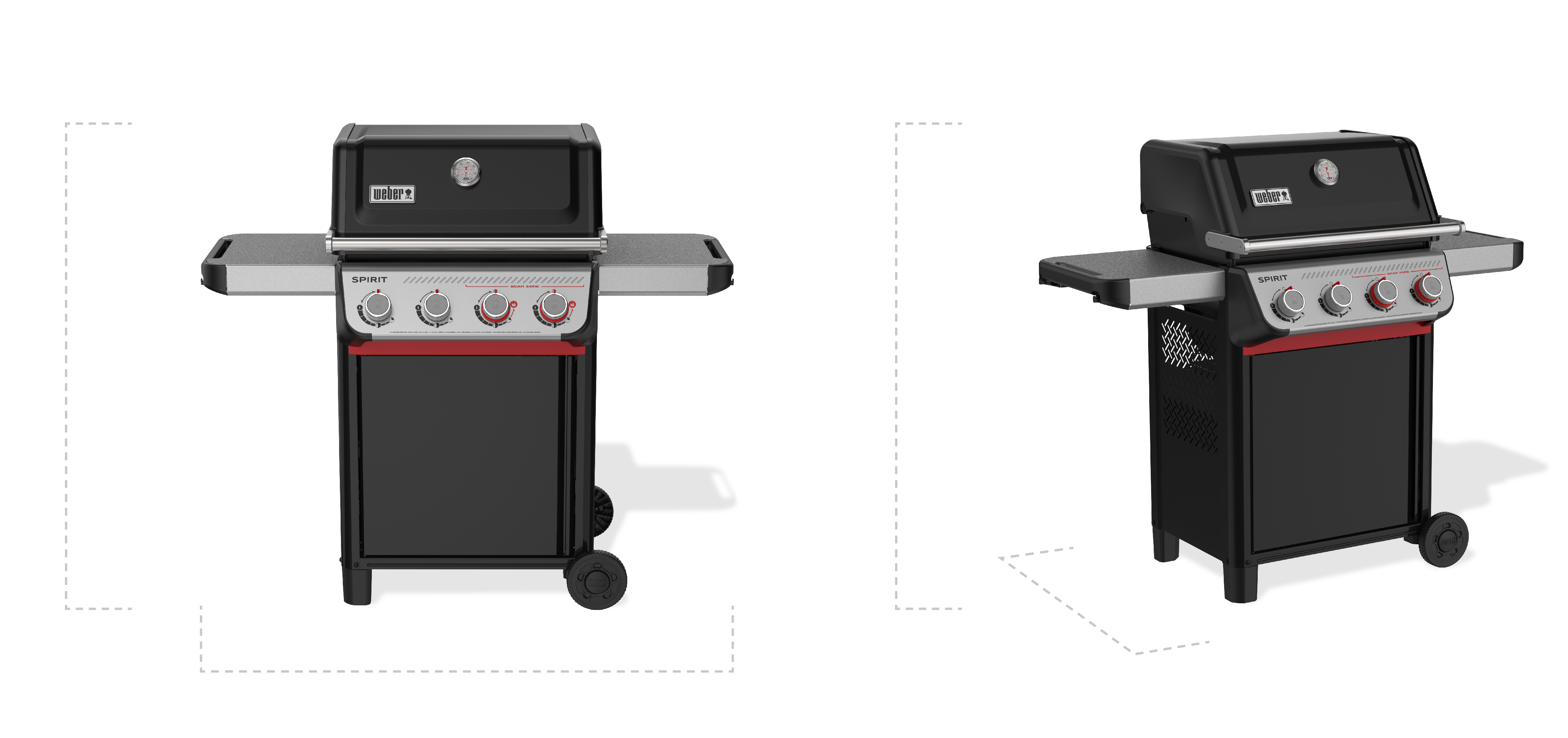 Spirit® E-425 Gas Grill | Propane, Sear Zone & 4-Burner Power