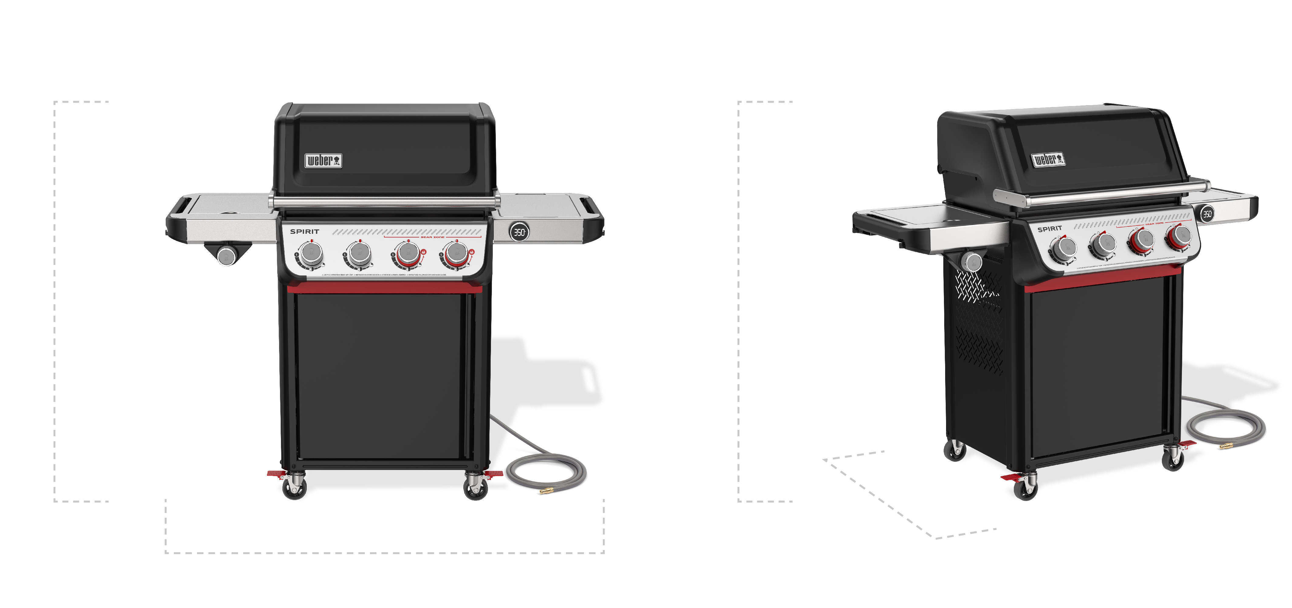 Spirit® EP-435 Gas Grill | Natural Gas, Sear Zone & Side Burner
