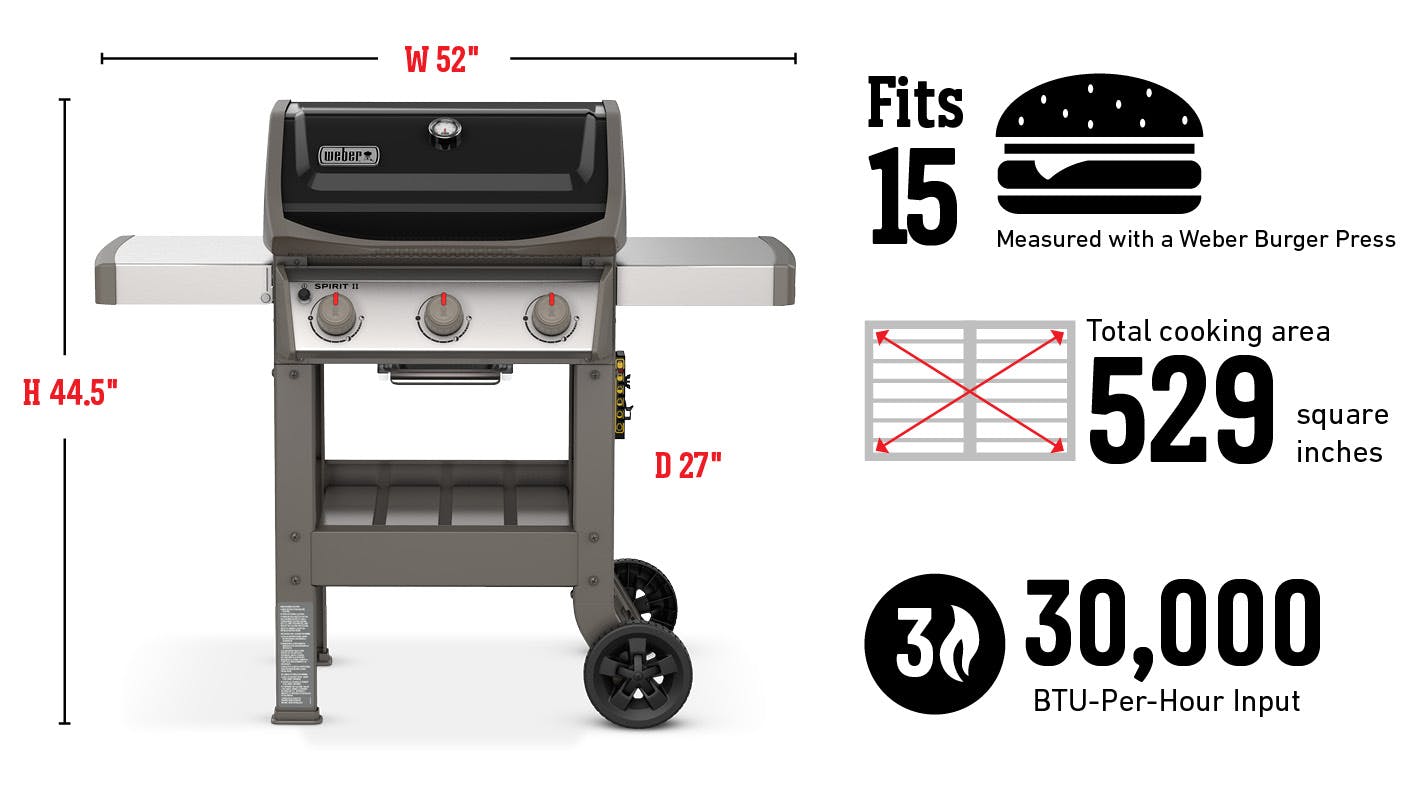 Barbecue Weber Spirit 2 E310 grill et plancha en promo