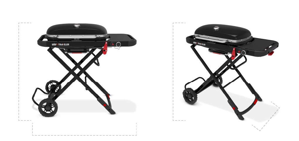 WEBER TRAVELER® Portable Gas Grill