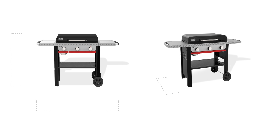 Slate® 28” Griddle (Propane) | Rust-Resistant & Pre-Seasoned