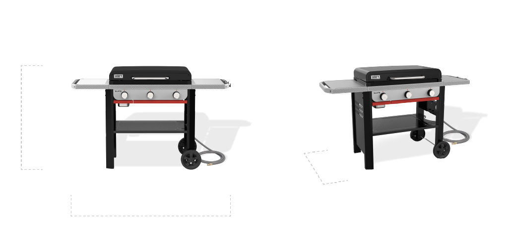 Slate® 28” Griddle (Natural Gas) | Rust-Resistant, Even Heat