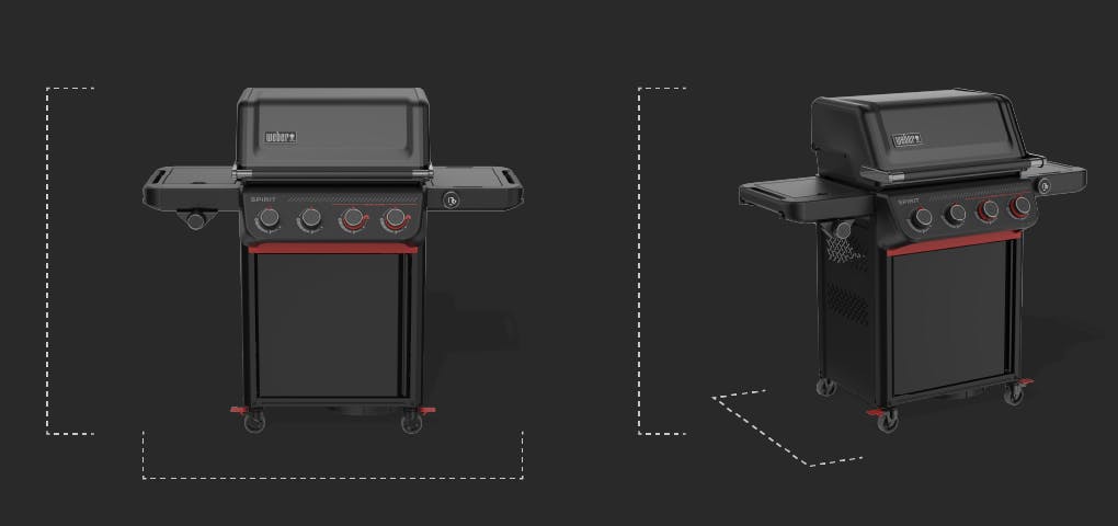 Specifications for the Spirit EP-425 LP grill